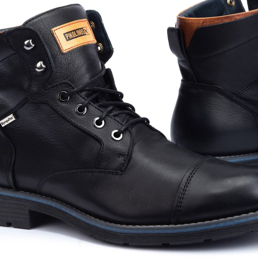 Men's Pikolinos YORK Ankle Boots Black | NZ X75A092